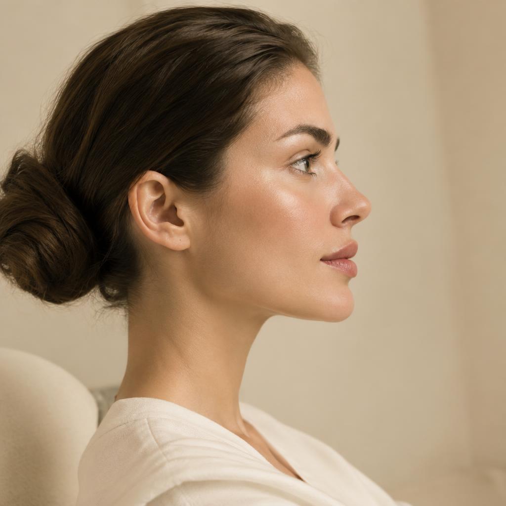 Ilustração sobre harmonização facial